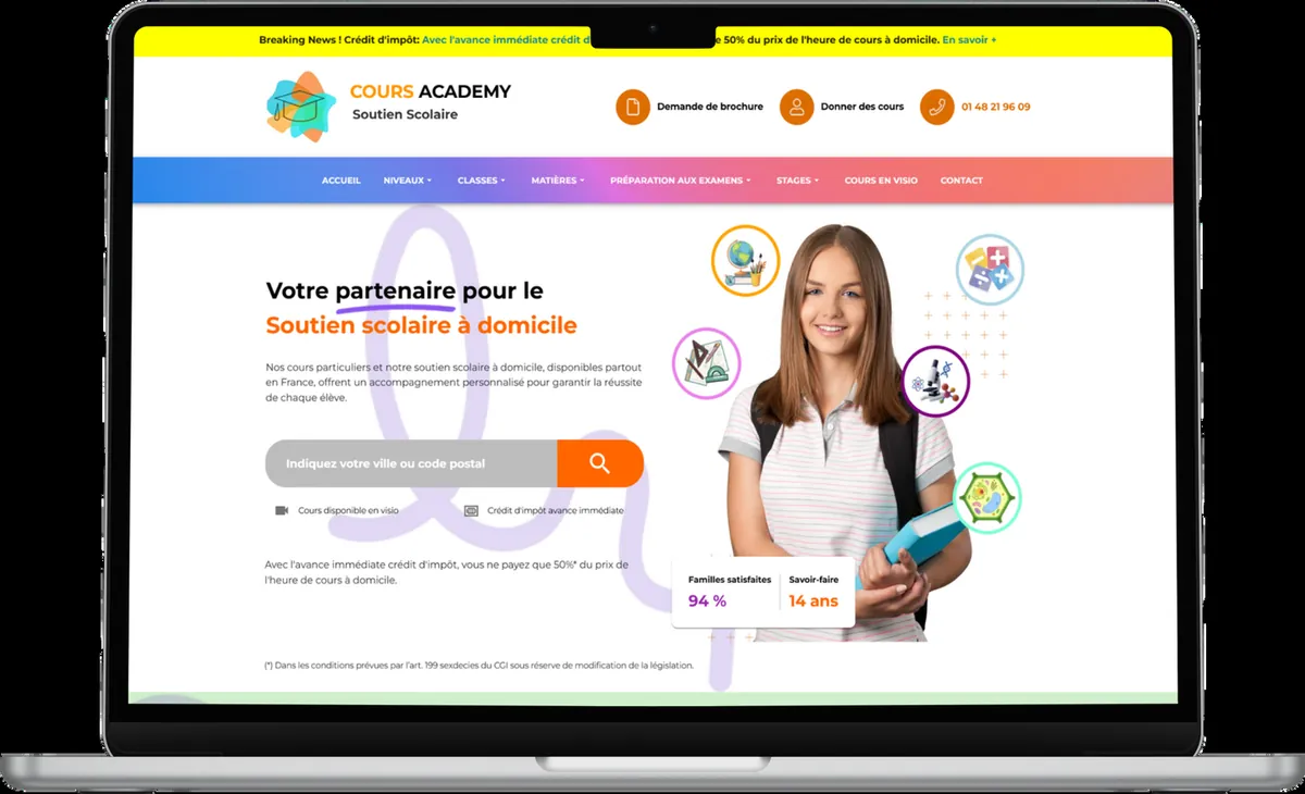 Site Cours Academy