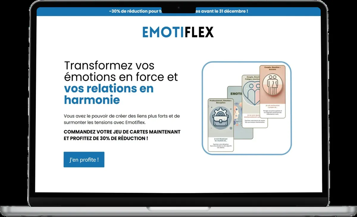 Tunnel de vente Émotiflex