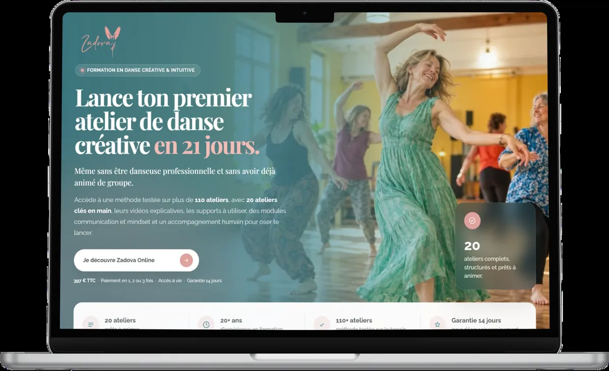 Tunnel de vente Zadova Online